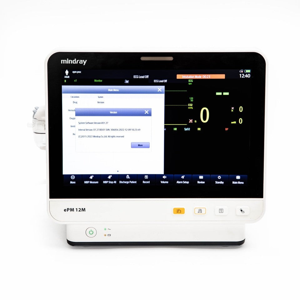 Mindray 9203E-PA00013 ePM 12M ECG, SPO2, NIBP; CO2 Module