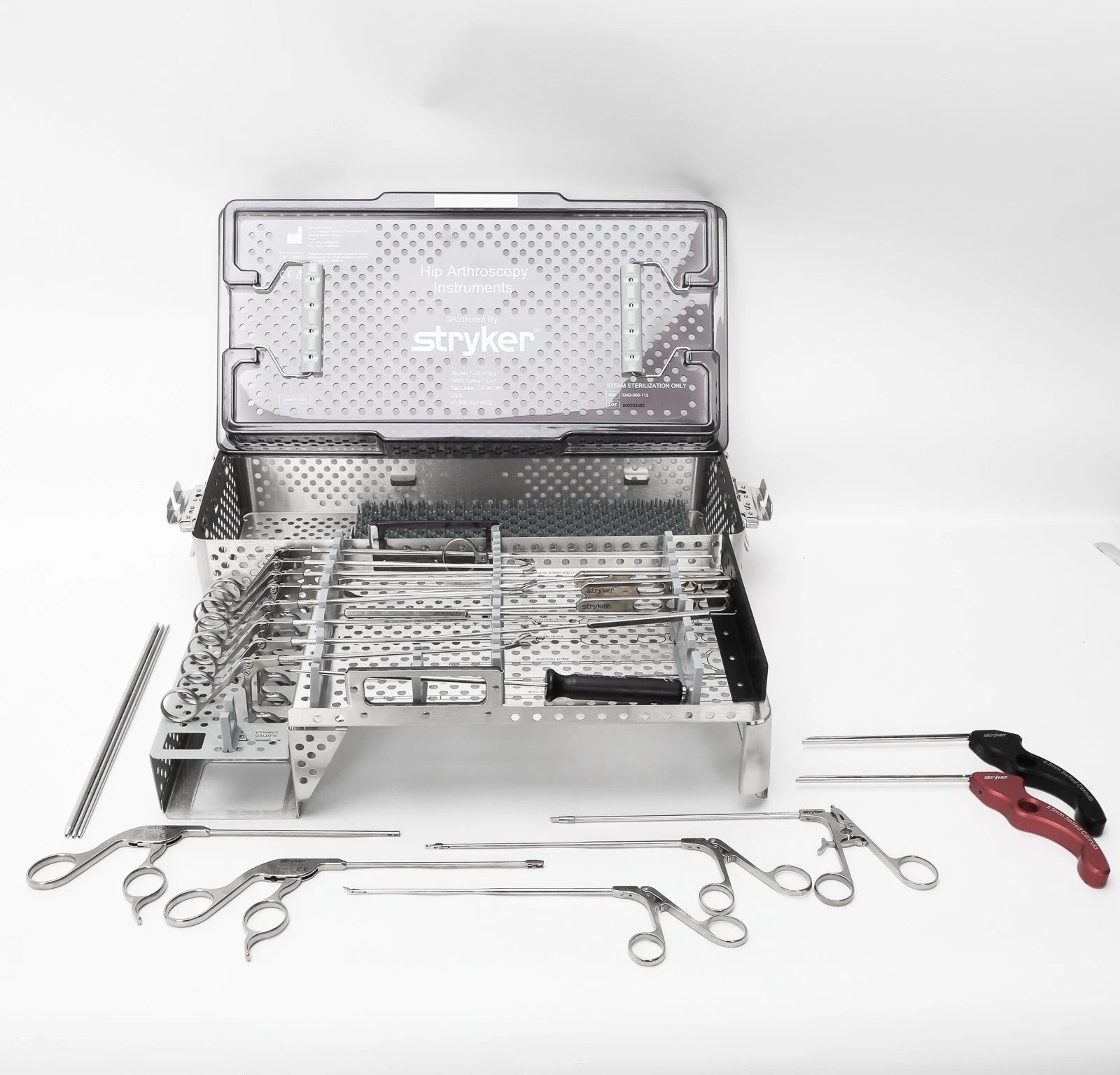 Stryker 0242-200-009 Hip Arthroscopy Instrument Set