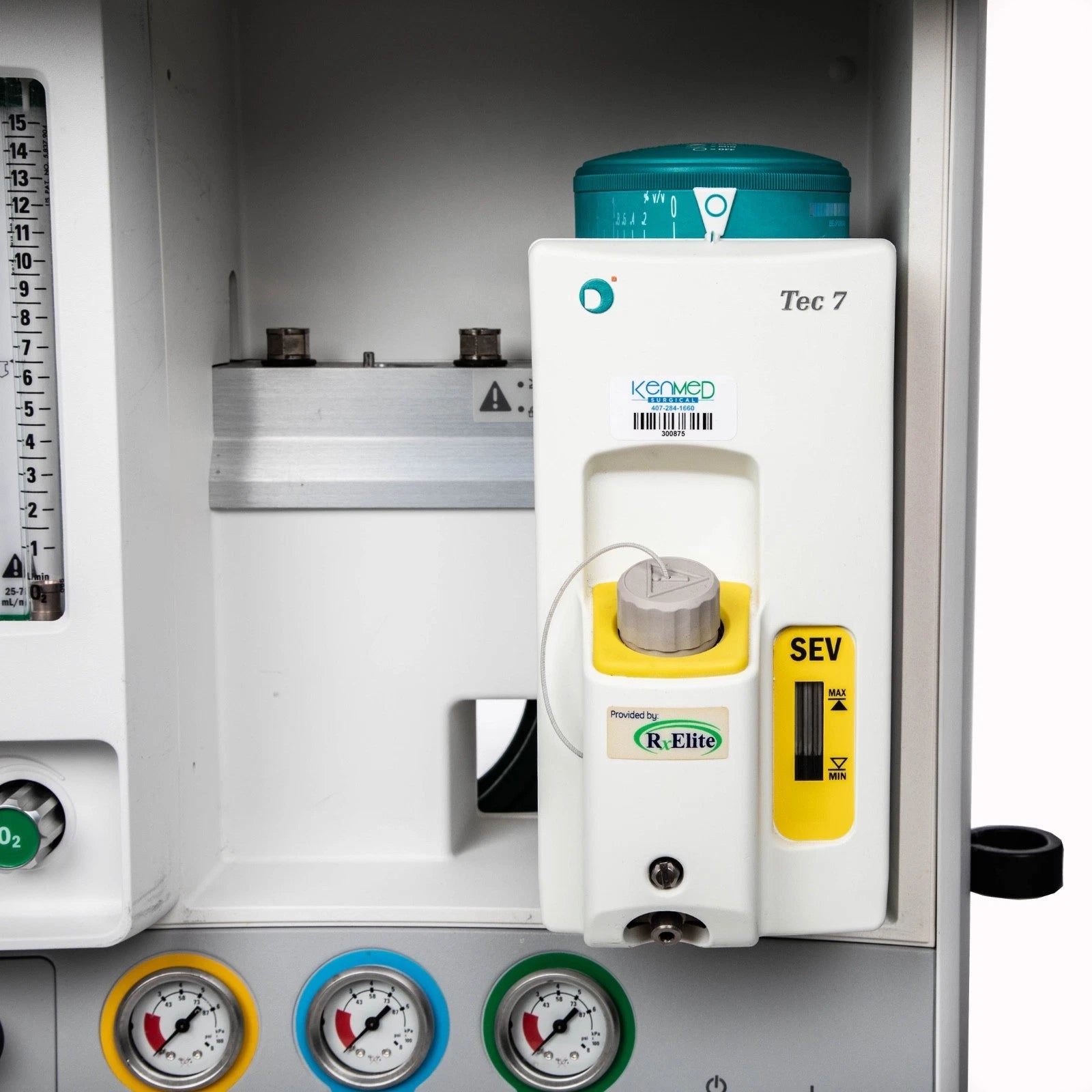 GE Aespire 7900 Anesthesia Machine; Philips MX700 Monitor, G7M Gas Module, TEC7 Sevoflurane