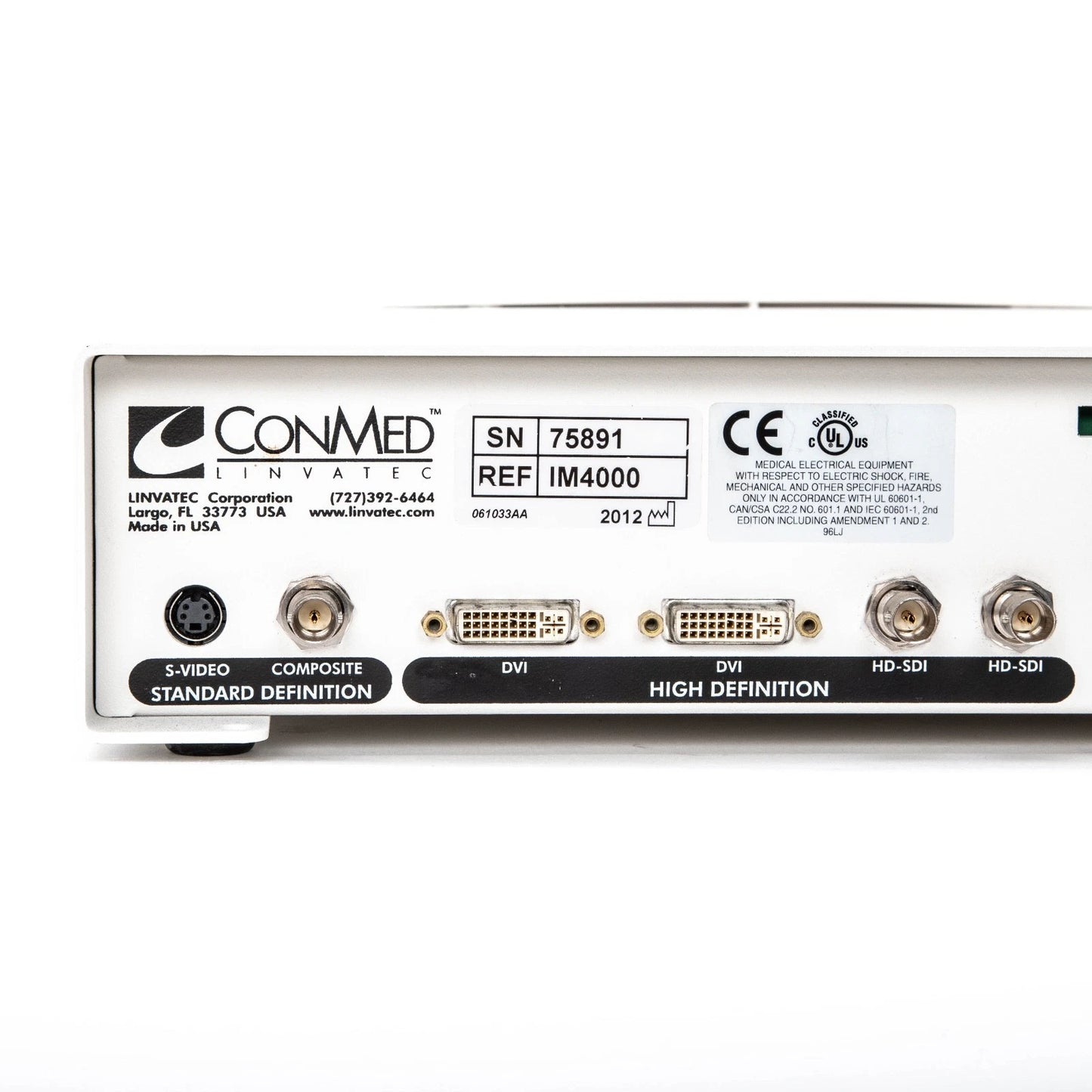 ConMed Linvatec HD Camera Unit M4000