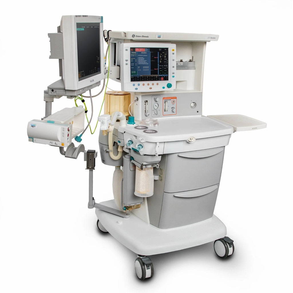GE S/5 Avance Anesthesia Machine w/ Philips MP70 Patient Monitor