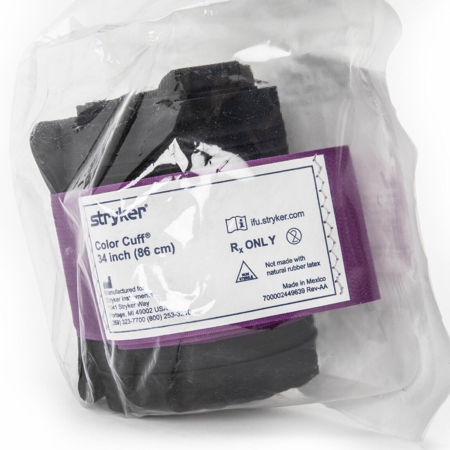 Stryker Color Cuff (Purple), 34’ (86cm), 5921-034-235NS