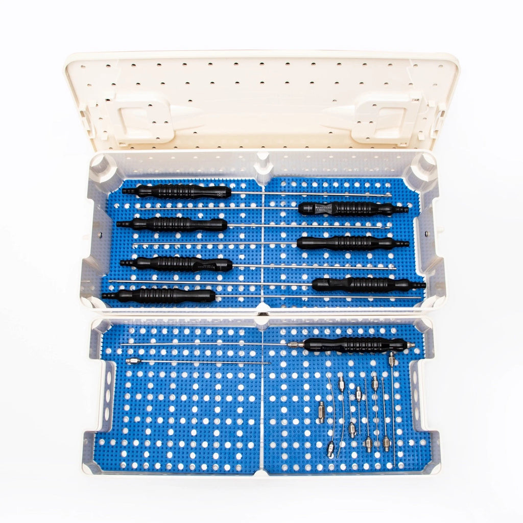 Black & Black Surgical Vitruvian Aspirator System w/ Liposuction Cannula Set