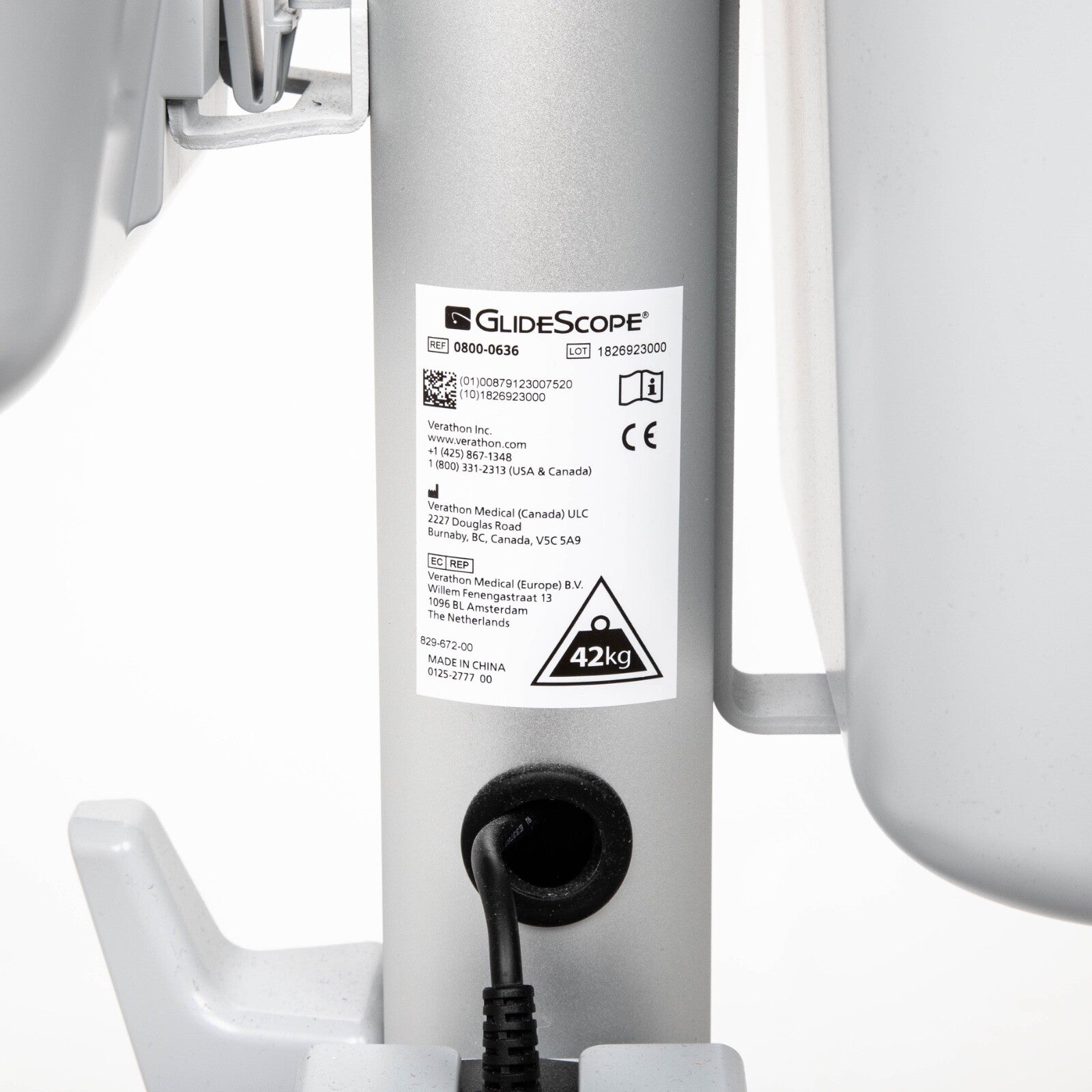 VERATHON GLIDESCOPE Core 10 Airway System with Smart Cable 0570-0376 SW: 2.0