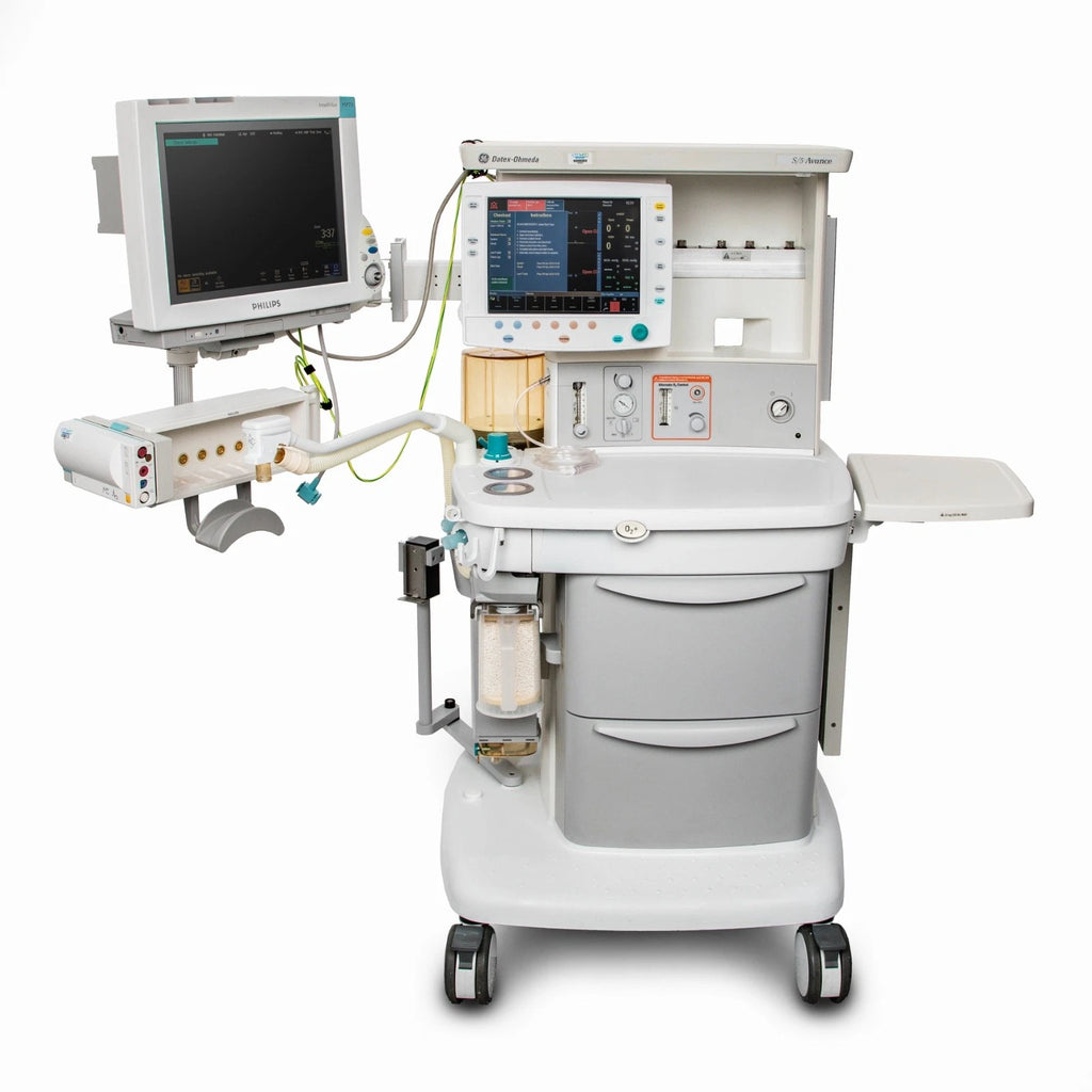 GE S/5 Avance Anesthesia Machine w/ Philips MP70 Patient Monitor