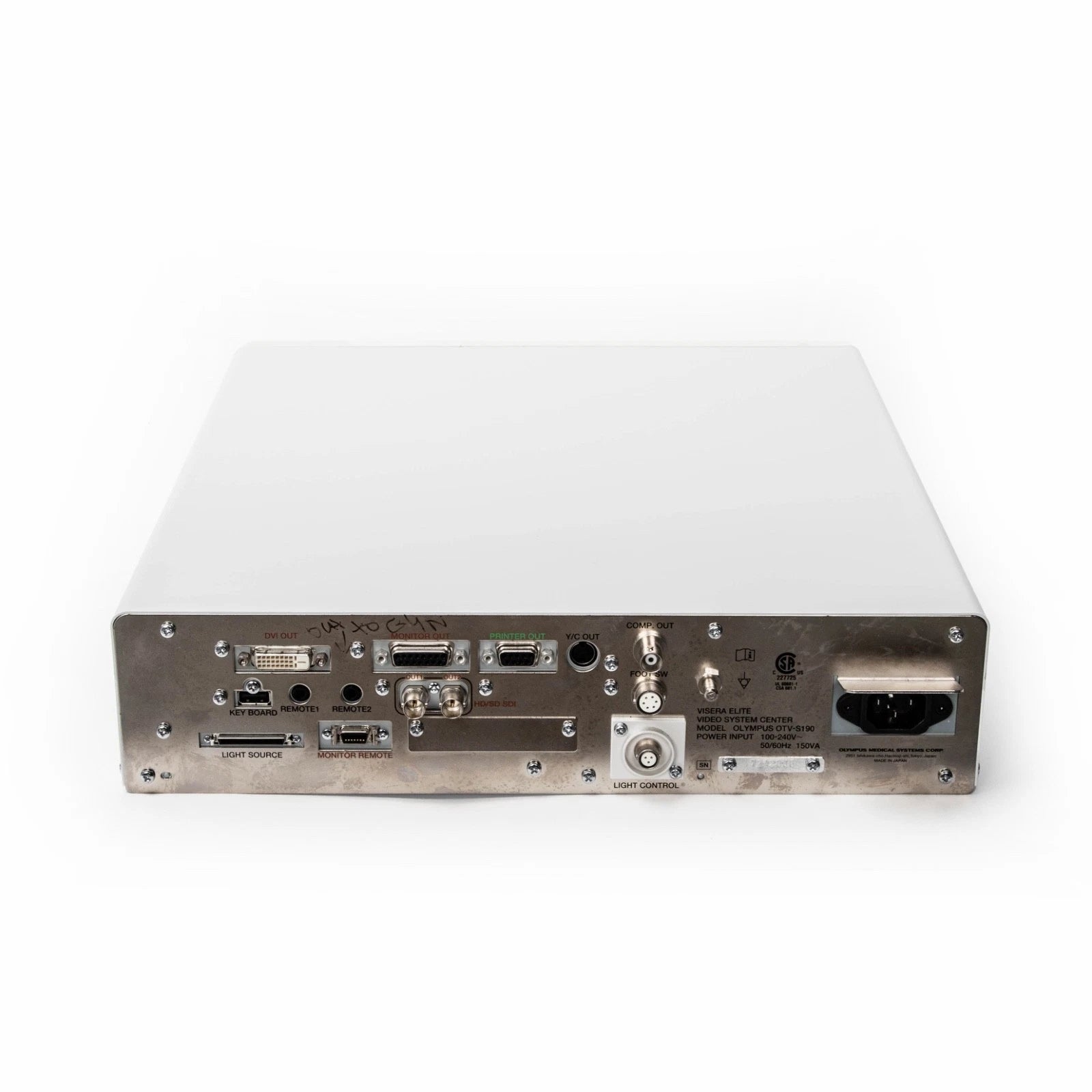 Olympus OTV-S190 & CLV-S190 Video Processor & Light Source System