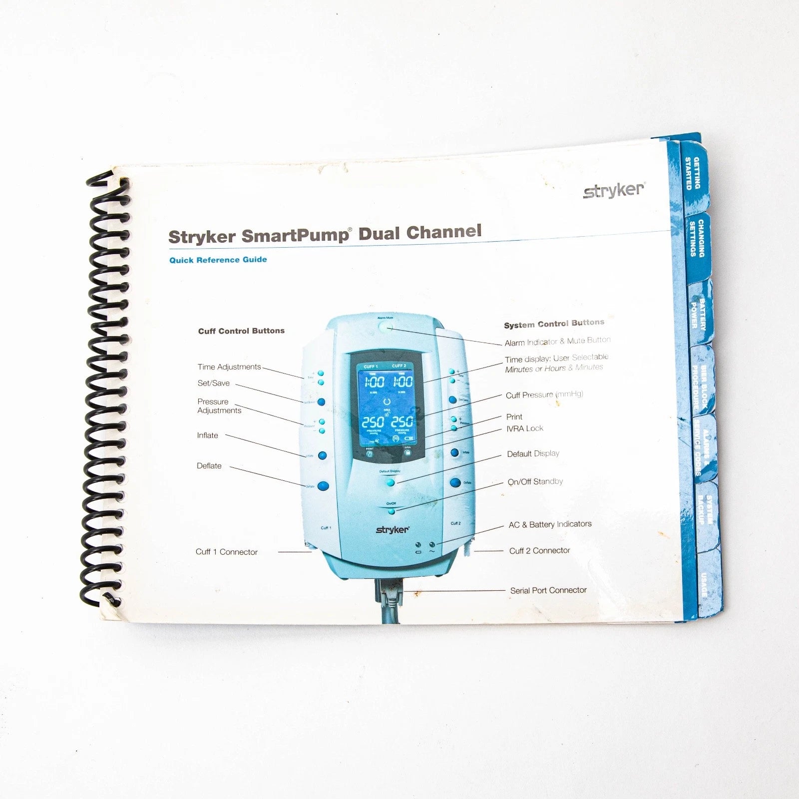 Stryker 5920-11 Smart Pump Duel Channel Auto Tourniquet System; Cuffs