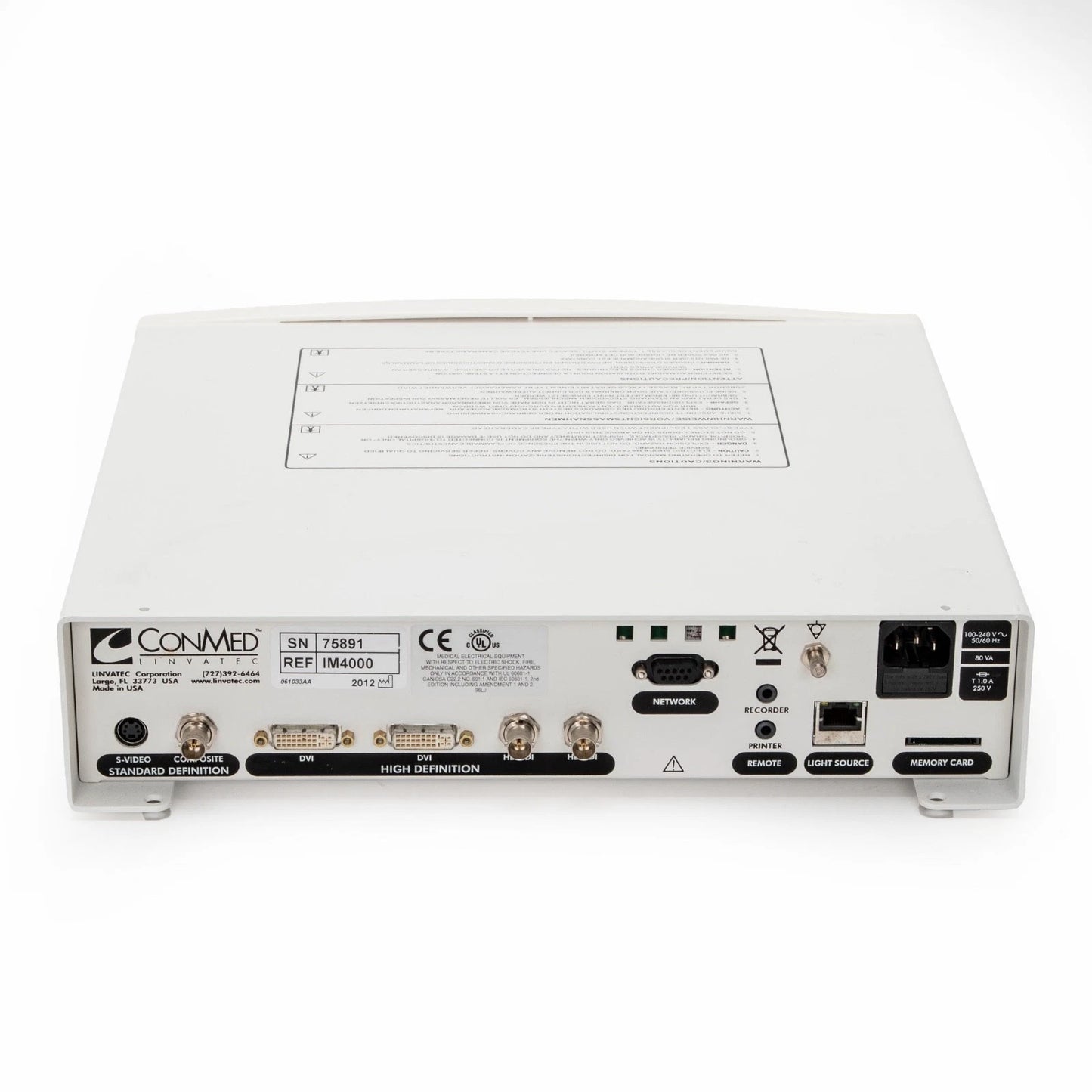 ConMed Linvatec HD Camera Unit M4000