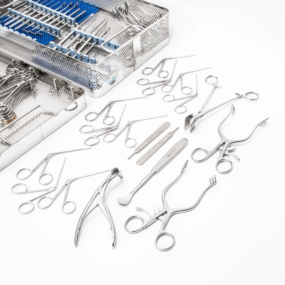 Ent Basic Tray V.Mueller ENT Basic Ear Surgical Instrument Set – KenMed Surgical