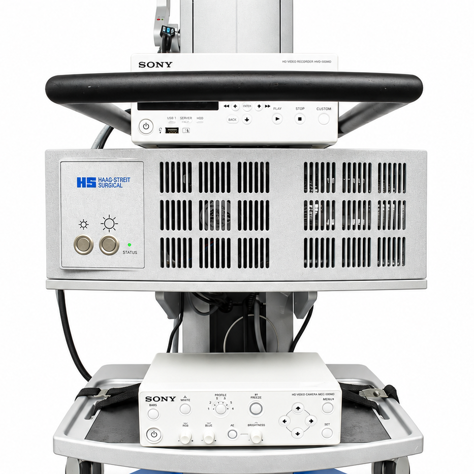 Haag-Streit Surgical HS 3-1000: HS Hi-R 1000 on FS 3-43 Stand Microscope