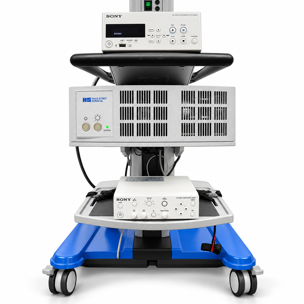 Haag-Streit Surgical HS 3-1000: HS Hi-R 1000 on FS 3-43 Stand Microscope