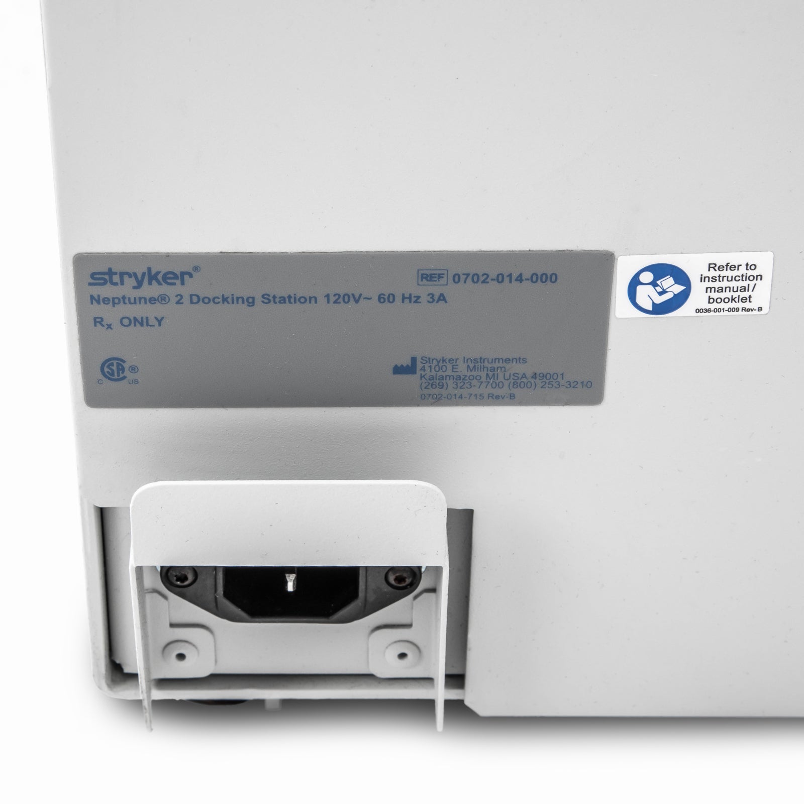 Stryker 0702-014-000 Neptune Docking Station