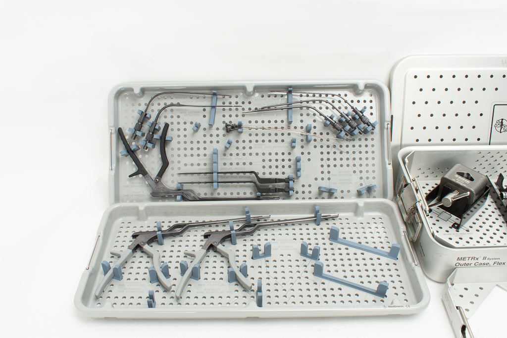 Medtronic METRx II Microdiscectomy Tubular Retractor and Instrument Set w/ Flex Arm