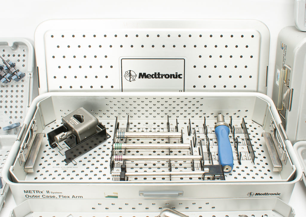 Medtronic METRx II Microdiscectomy Tubular Retractor and Instrument Set w/ Flex Arm