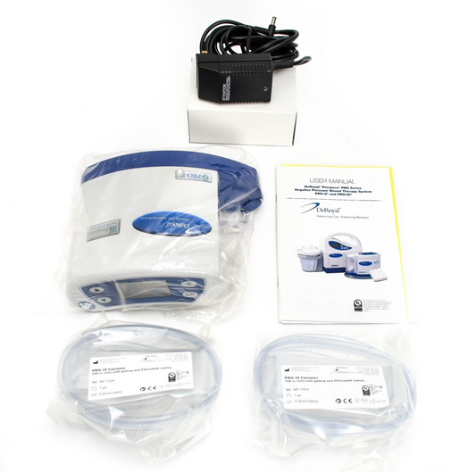 DeRoyal Prospera PRO-II Negative Pressure Wound Therapy Pump and Accessories (NEW) NP-2000