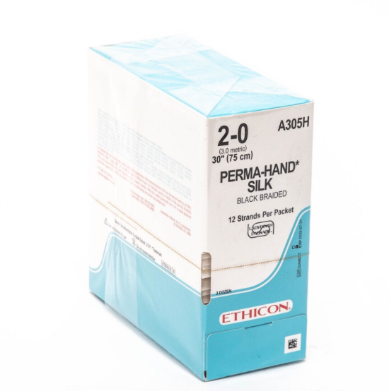 Ethicon Suture, Size 2-0, 30 in. Length A305H; EXP: 2025-07