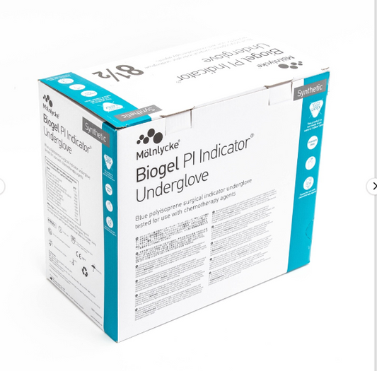 Molnlycke Biogel disposable PI Indicator Underglove 8 ½, 41685 (IN YEAR)