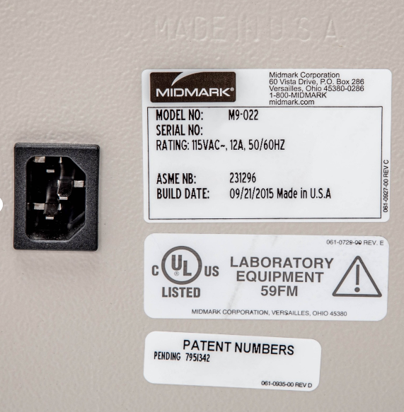 Midmark Ritter M9-022 UltraClave Automatic Steam Sterilizer