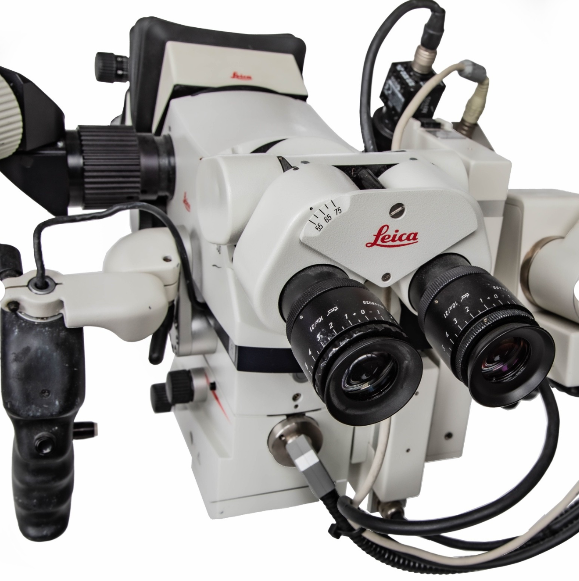 Leica M525 OH4 High-Performance Surgical Microscope System w/ Hitachi HV-D37A 3CCD Camera & Recorder