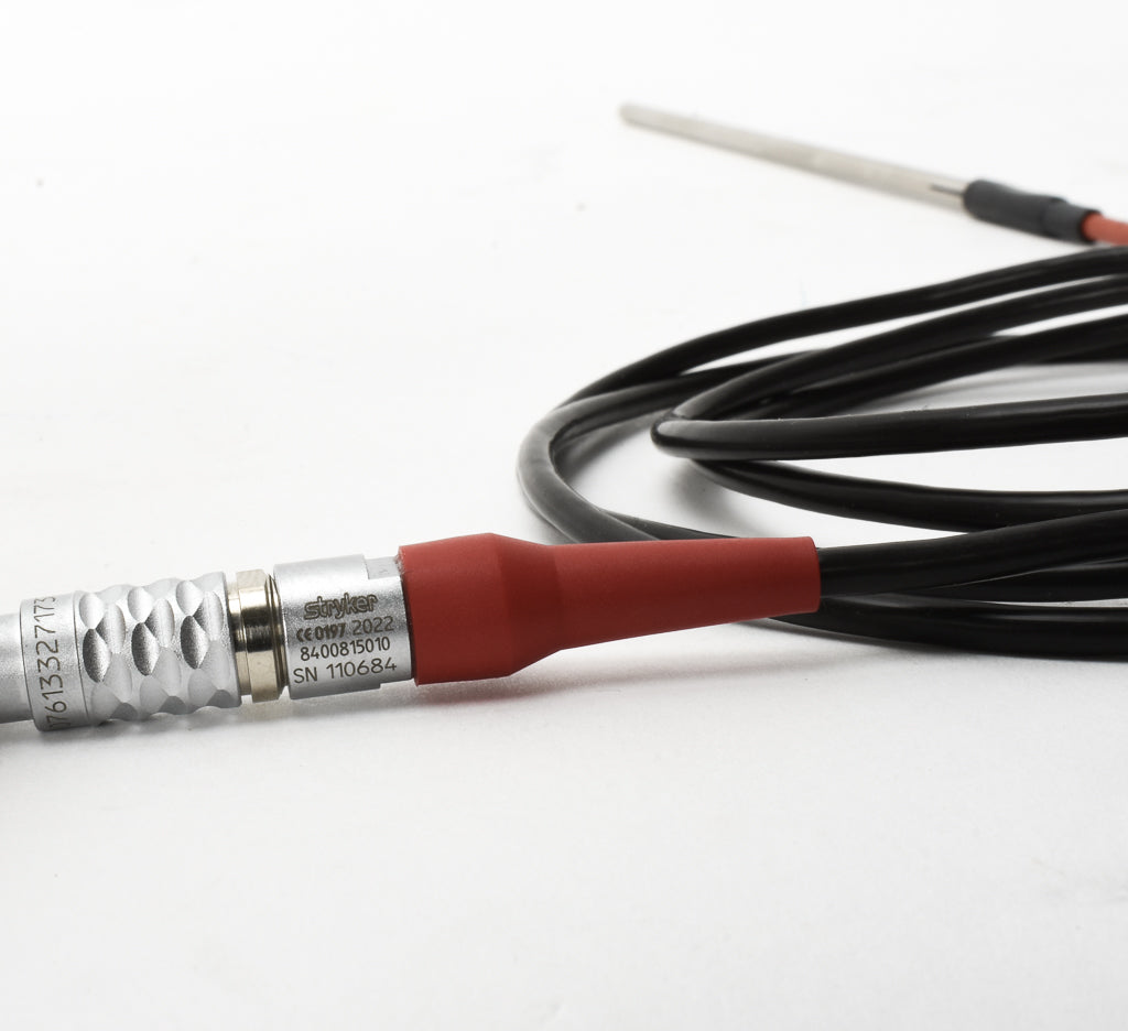 Stryker 8400-815-010 MultiGen 2 RF Standard 100mm Electrode Probe Red