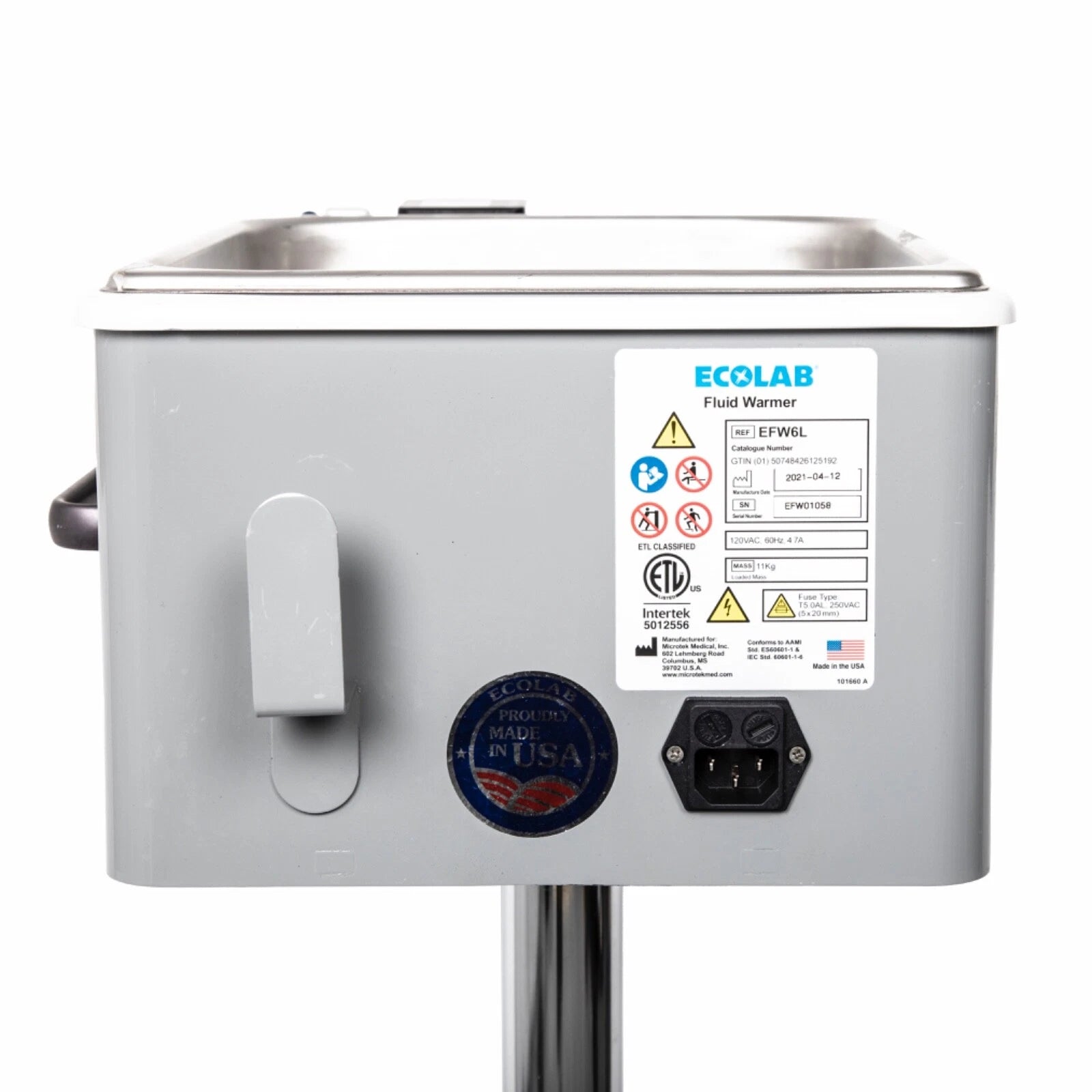Ecolab Irrigation Fluid Warming System EFW6L
