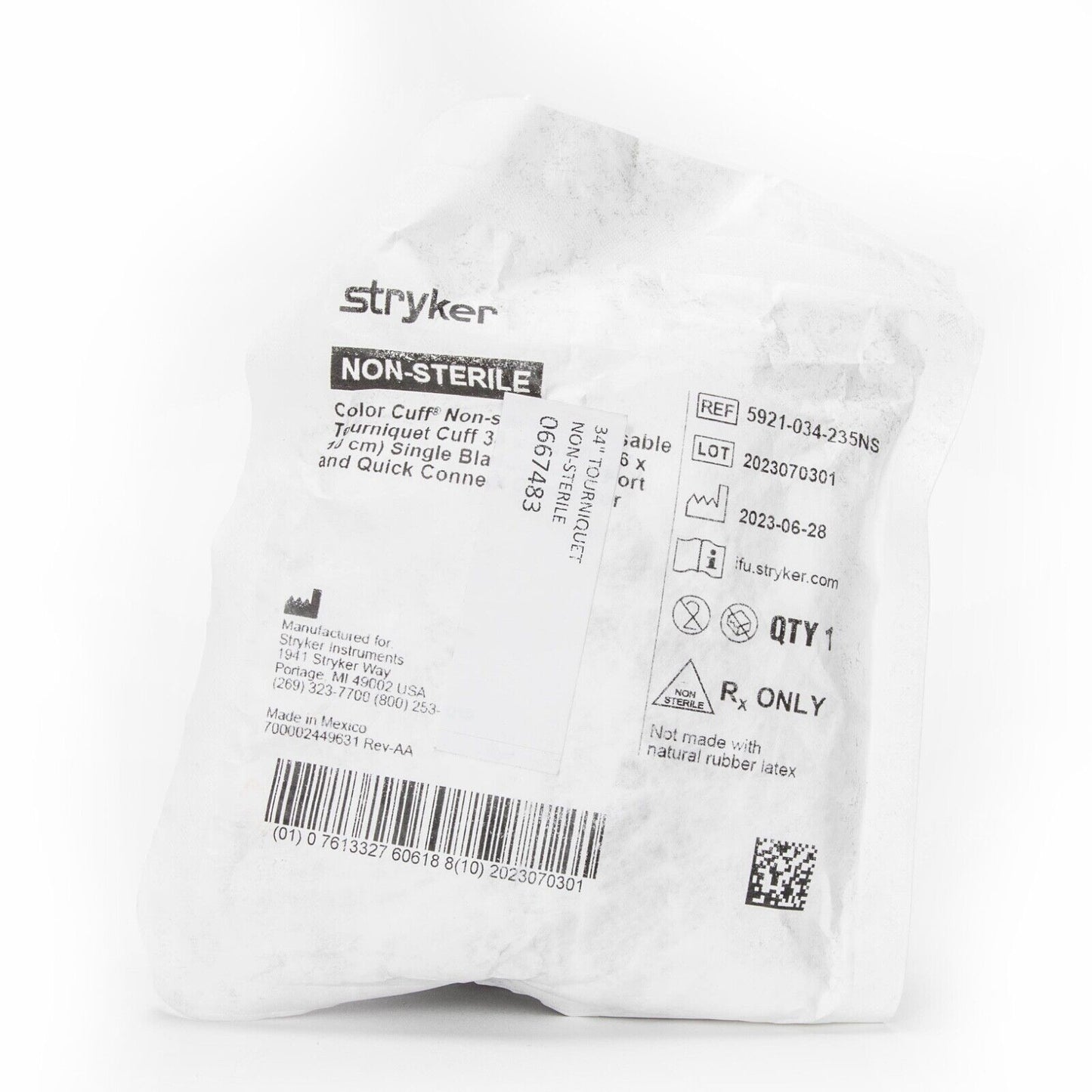 Stryker Color Cuff (Purple), 34’ (86cm), 5921-034-235NS