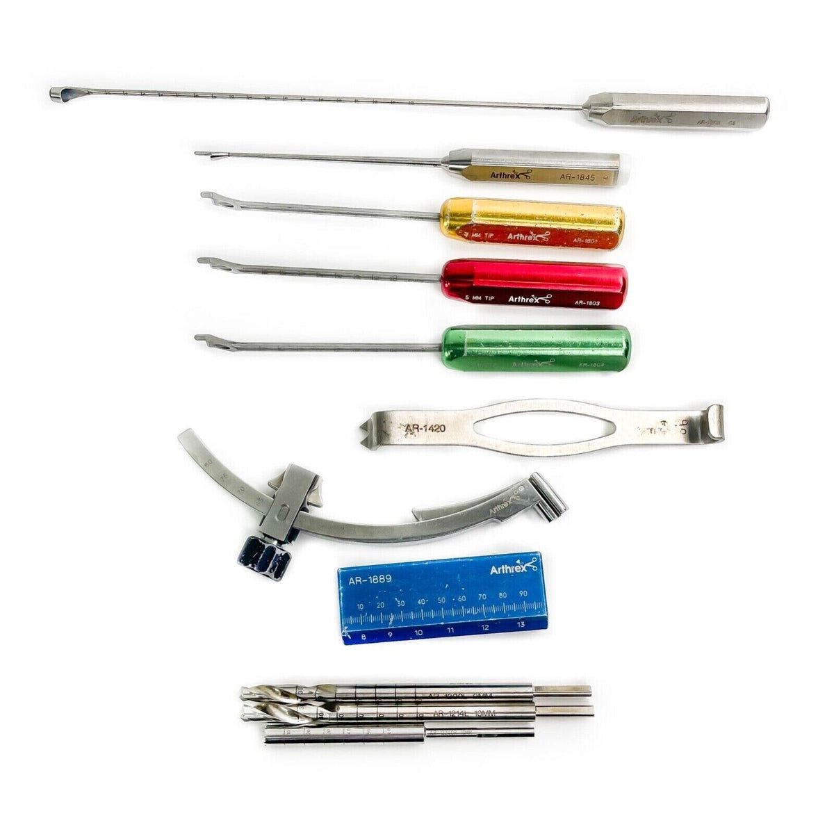 Acufex Mitek Arthrex Linvatec Endo Corp Sythes ACL Drill Guide Set 013 ...