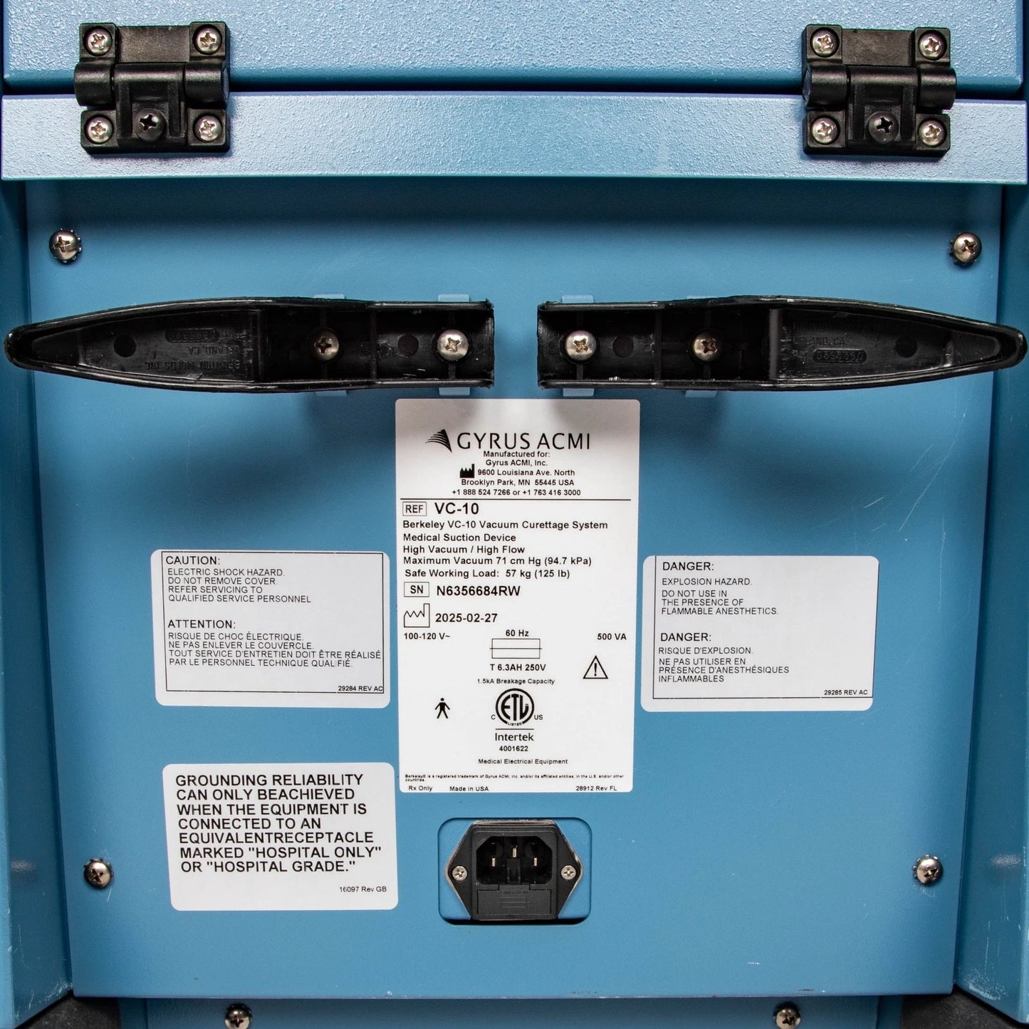 GYRUS ACMI VC-10 Berkeley Vacuum Curettage System