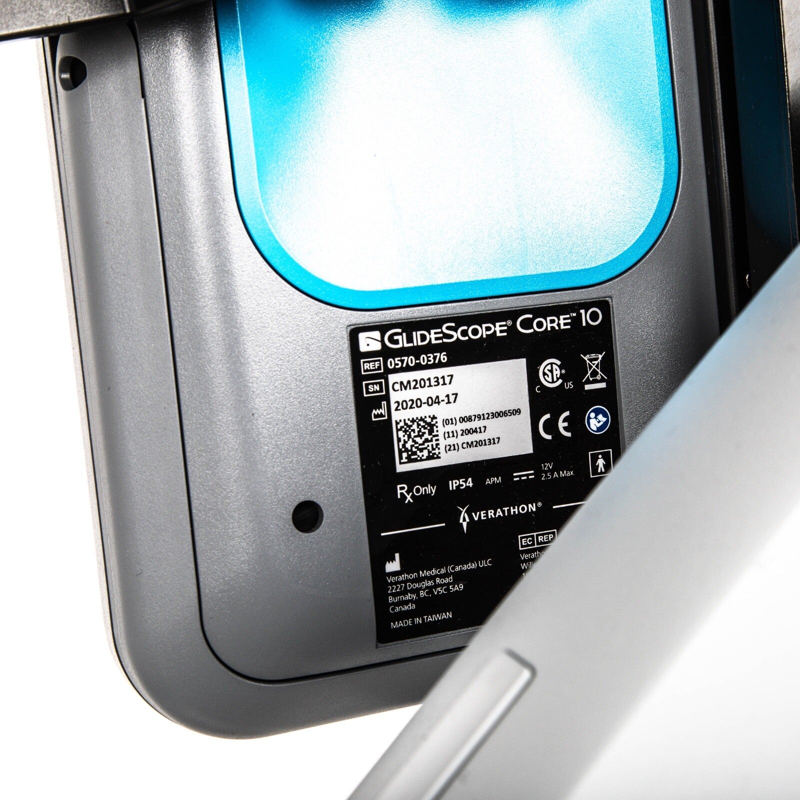 VERATHON GLIDESCOPE Core 10 Airway System with Smart Cable 0570-0376 SW: 2.0