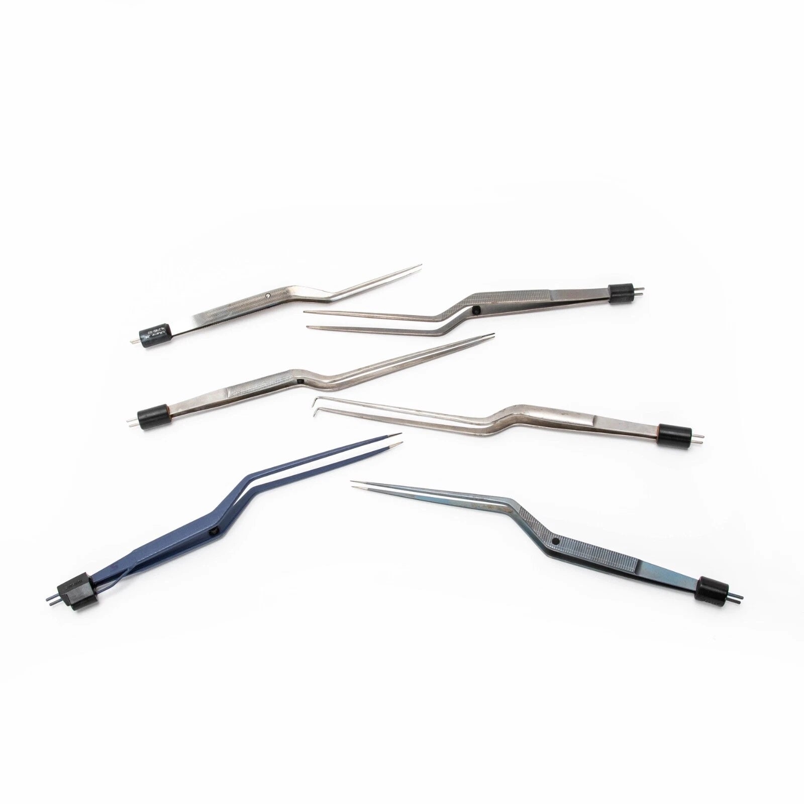 V. Mueller 6 Piece Bayonet Bipolar Forcep Set