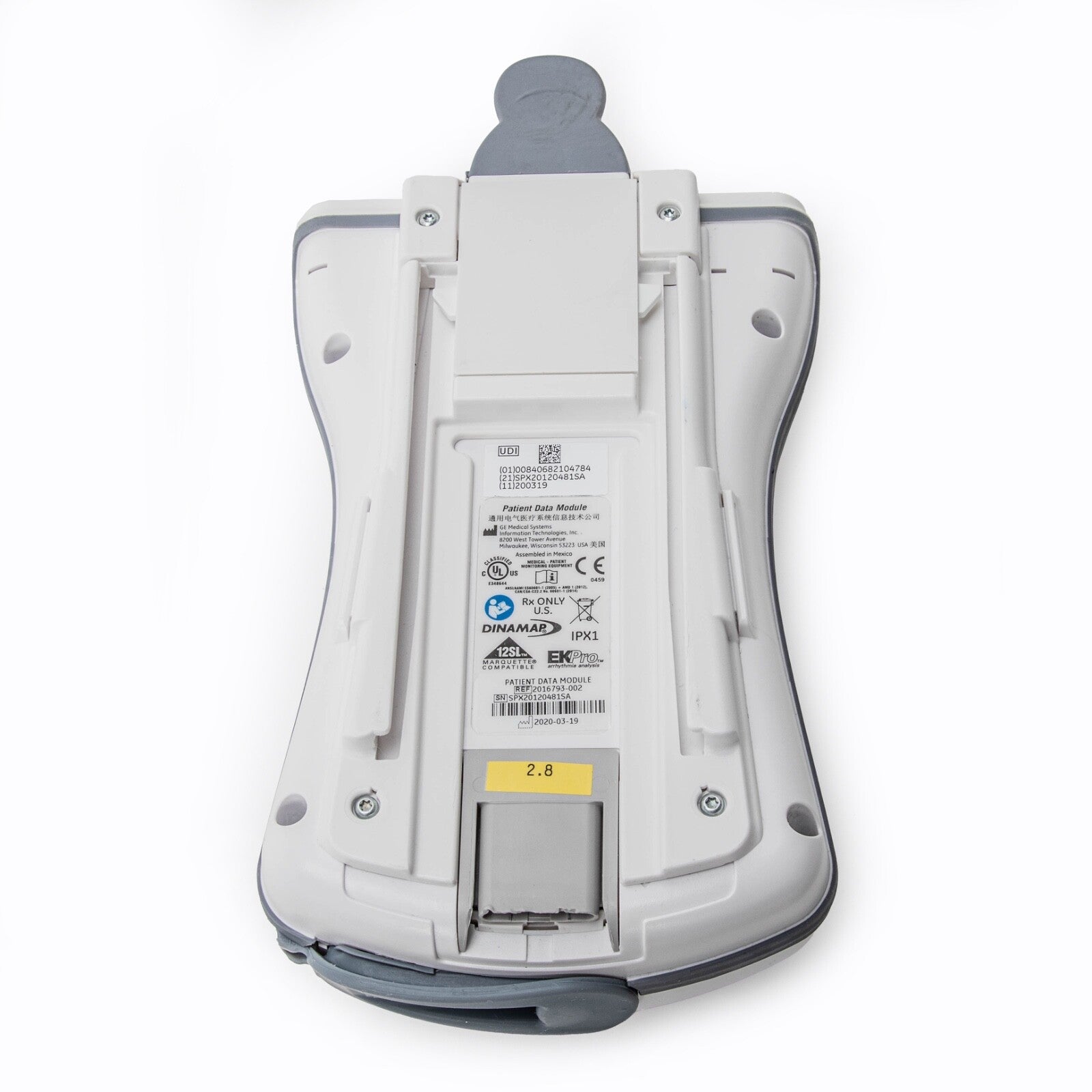 GE PDM Patient Data Module with Battery 2016793-002 2016989-003