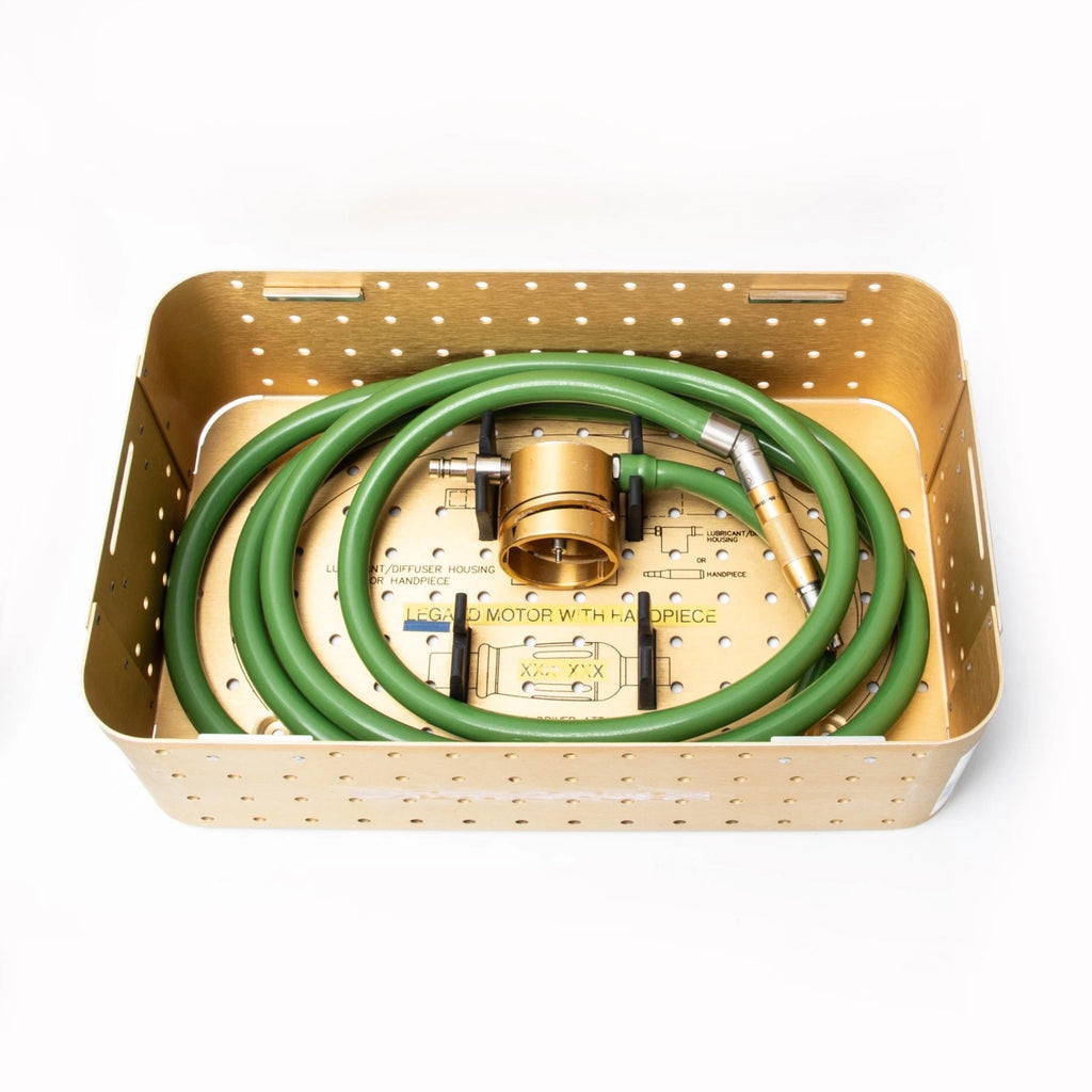 Medtronic Midas Rex Legend Pneumatic Drill with Attachments