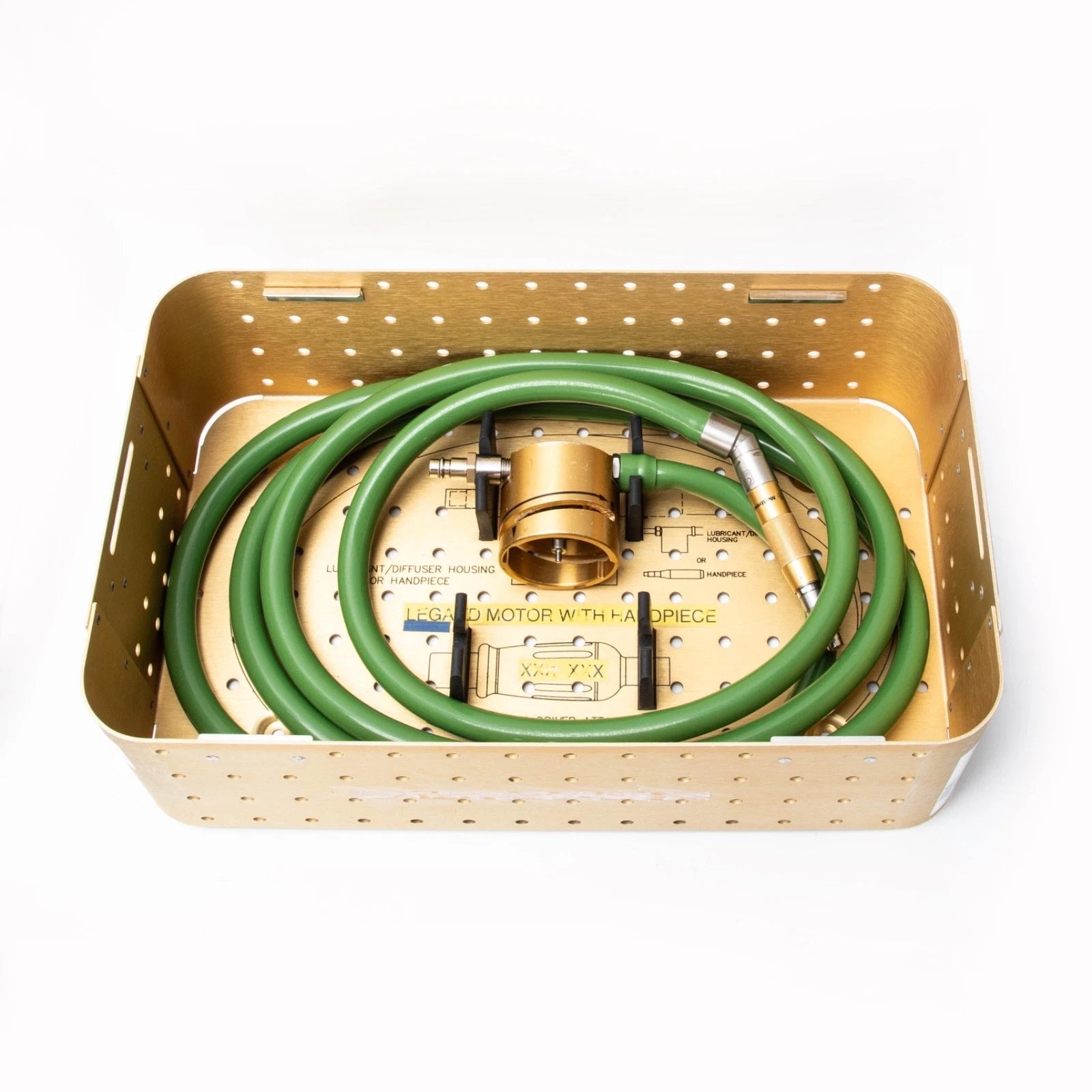Medtronic Midas Rex Legend Pneumatic Drill with Attachments