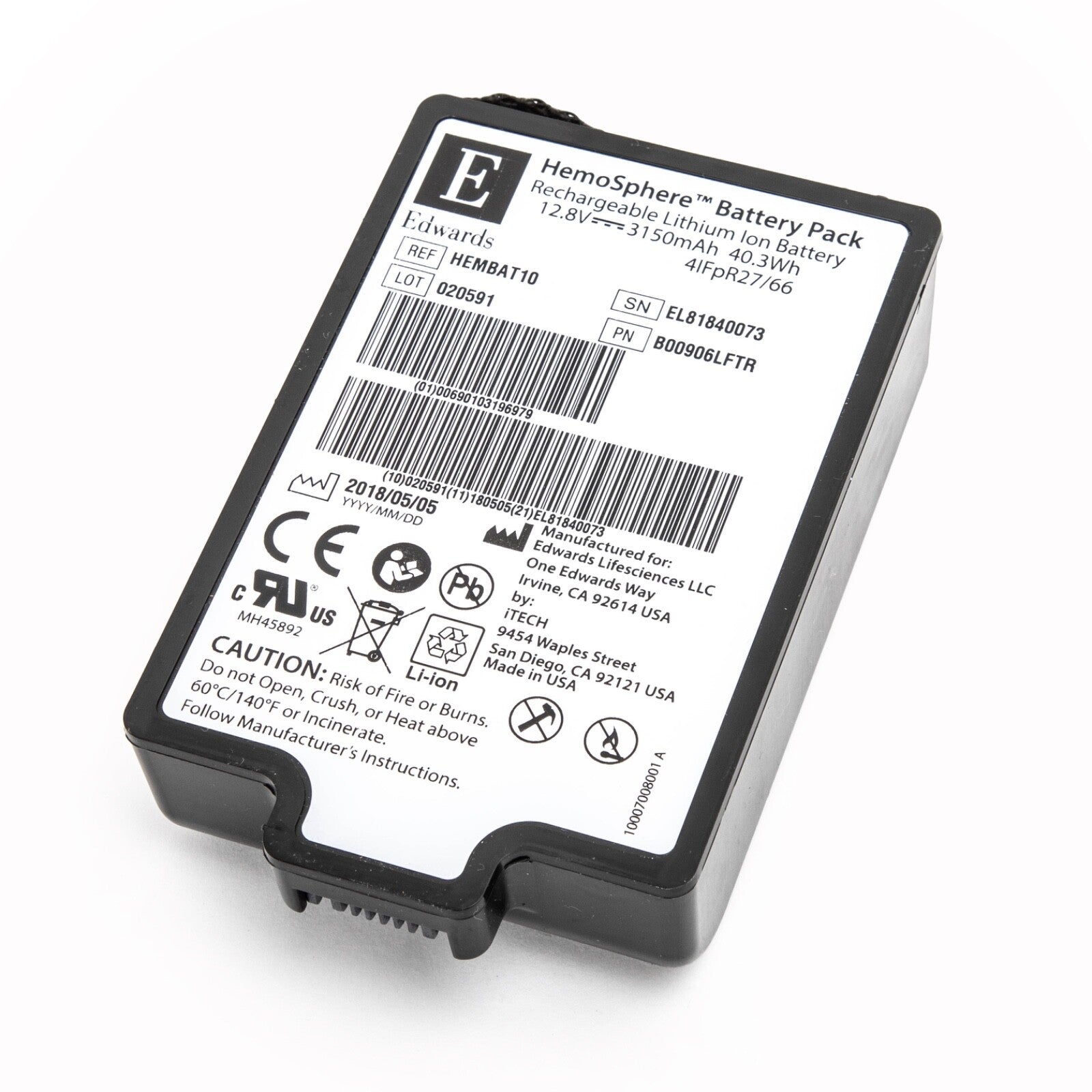 Edwards Lifesciences HemoSphere Advanced Monitor System Swan-Ganz Oximetry Cable