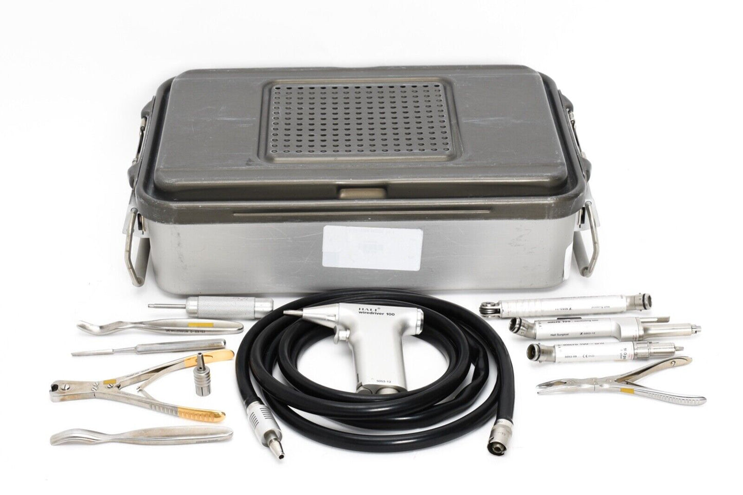 Hall Micro 100 Pneumatic Powered Wiredriver Set 5053-13 5052-10 5053-11 5053-12