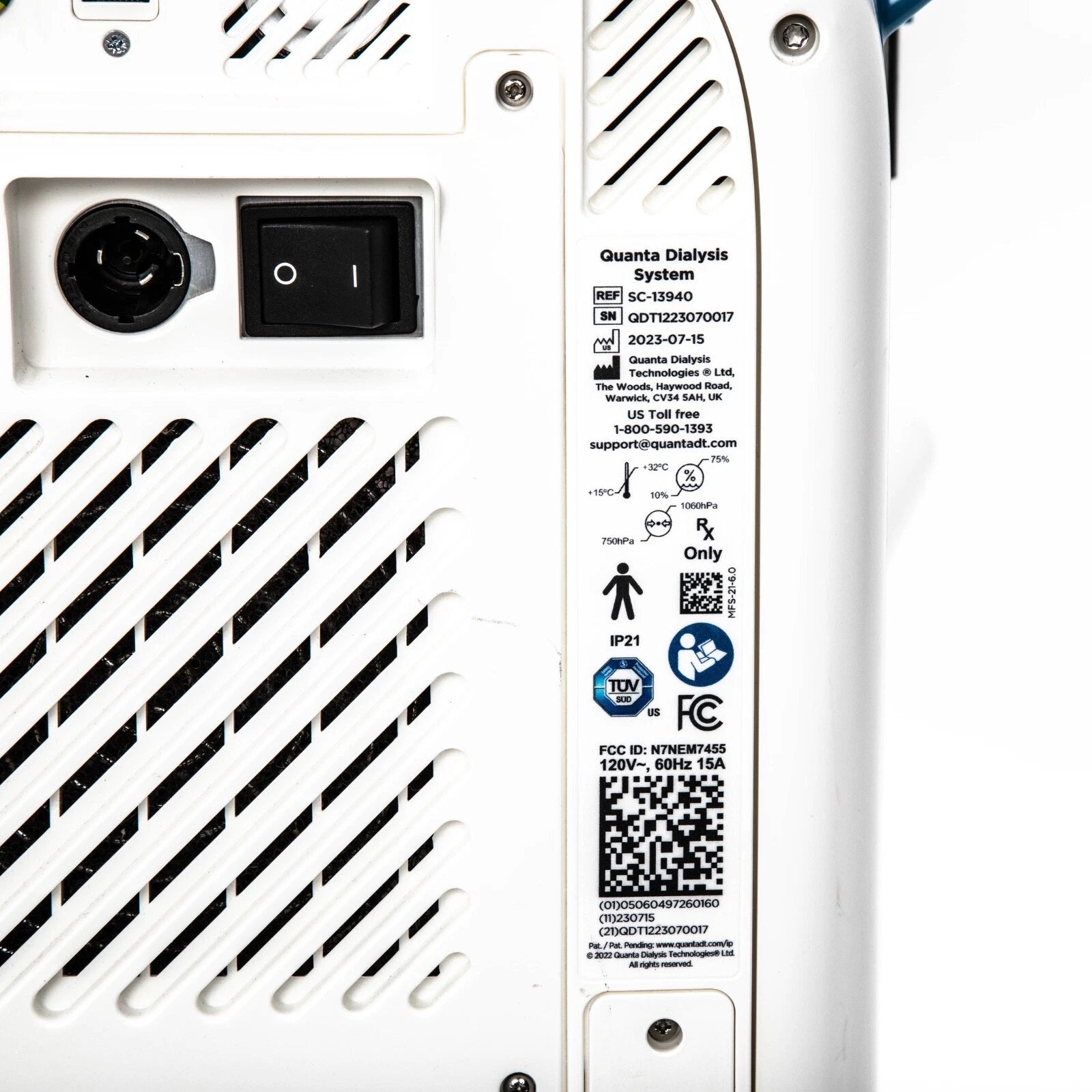 Quanta at Home Dialysis Machine SC-13940