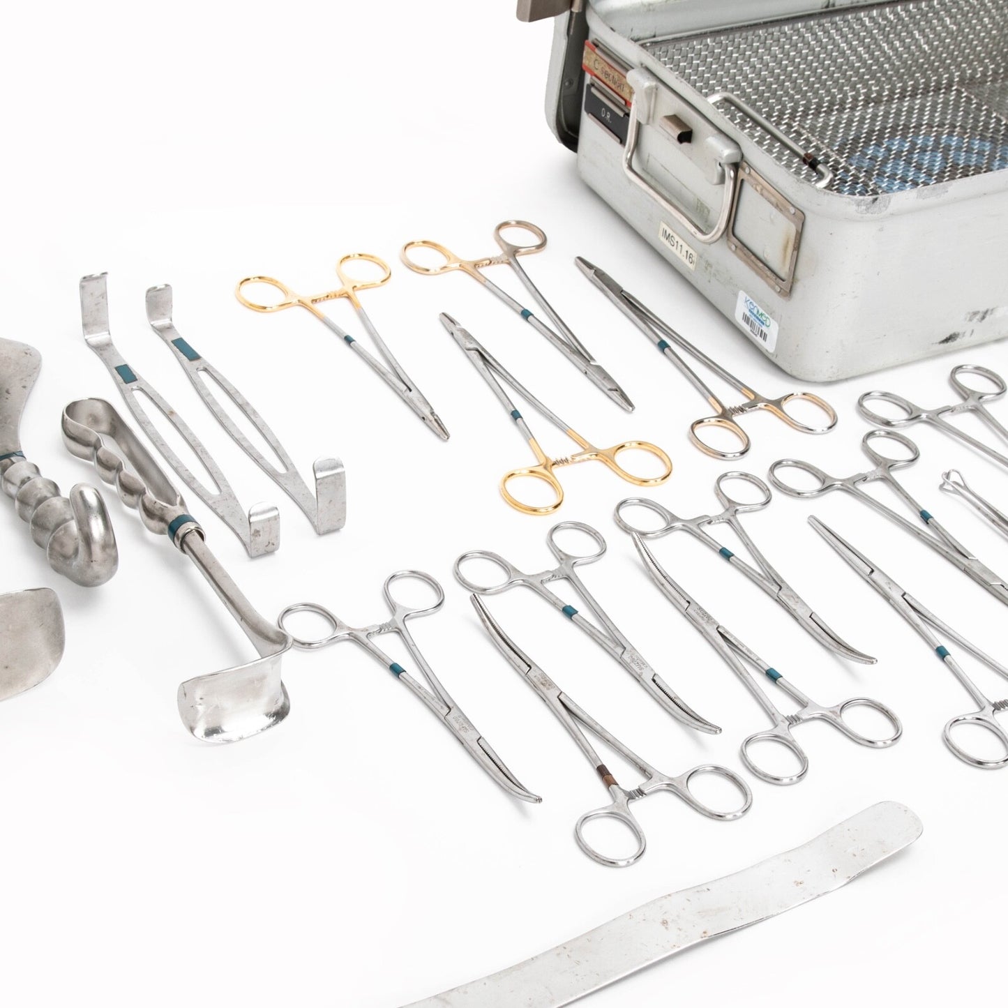 V. Muelller Aesculap O.R. Cesarean C-Section GYN Instrument Set SU2722 SU2760