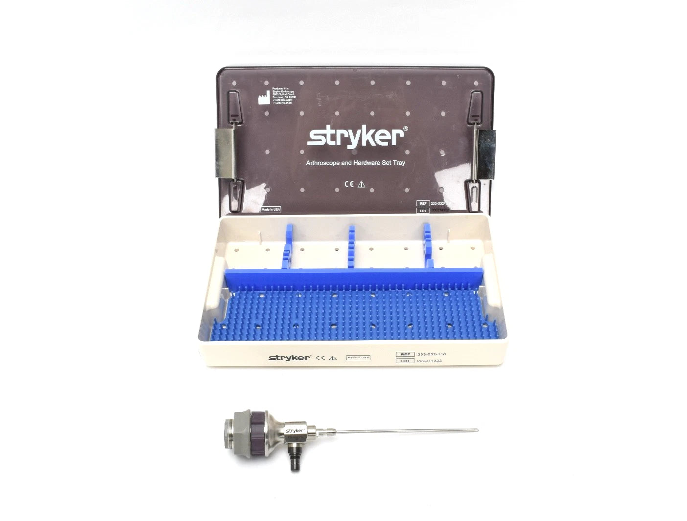 Stryker 502-274-030 Precision 2.7 mm 30º C-Mount Autoclavable Arthroscope