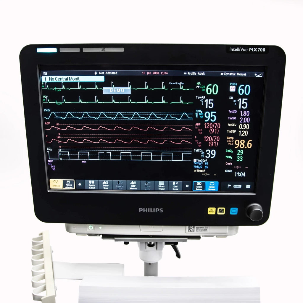 GE Aespire 7900 Anesthesia Machine; Philips MX700 Monitor, G7M Gas Module, TEC7 Sevoflurane