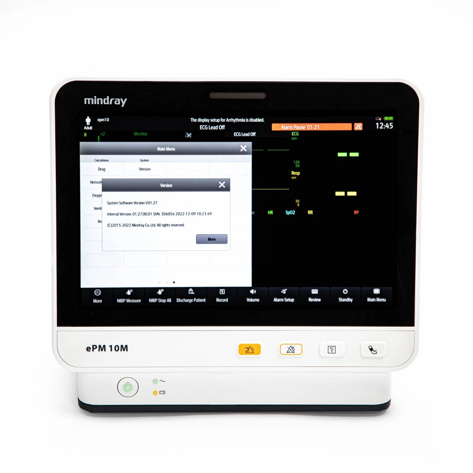 Mindray ePM 10M Patient Monitor