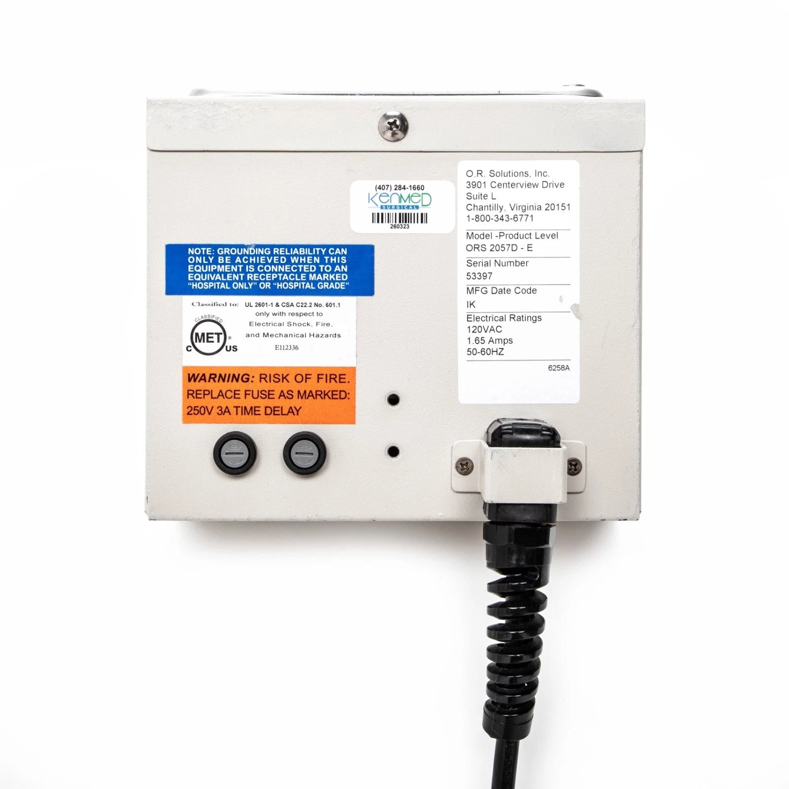 O.R. Solutions Solution Warmer, 19.5" x 5" x 4”, ORS 2057D - E