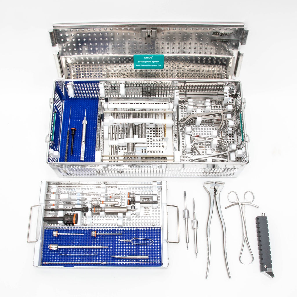 Stryker AxSOS Locking Plate System, Small Fragment Instrument Tray, 902801