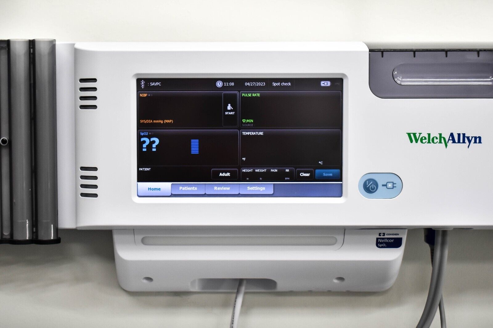 HillRom Welch Allyn 85NTVE Connex Integrated Wall System - NIBP SpO2 Temp WIFI