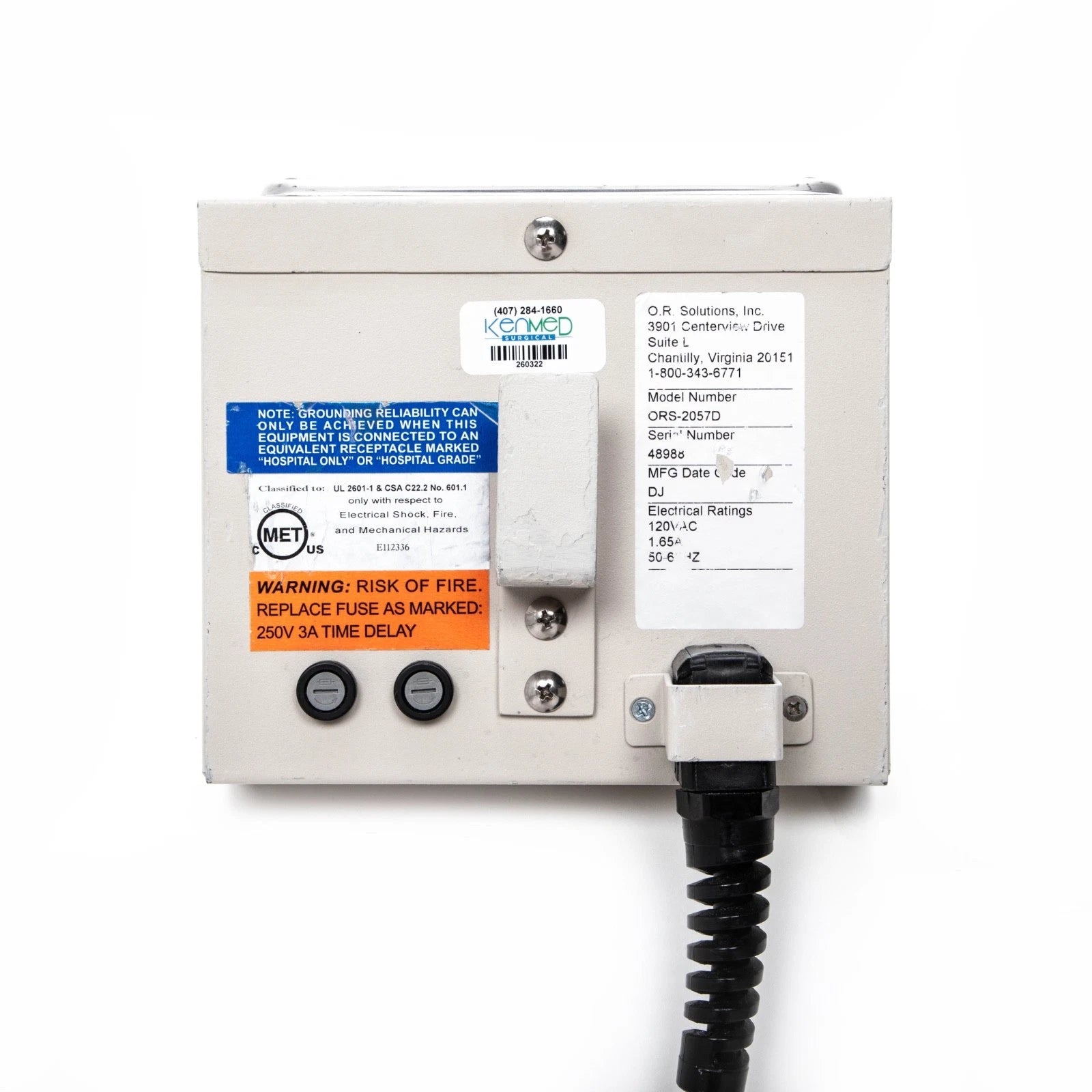 O.R. Solutions Solution Warmer, 19.5" x 5" x 4”, ORS-2057D