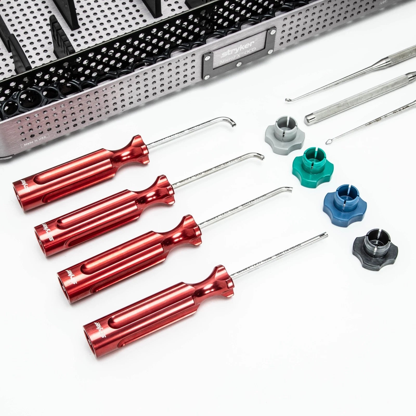 Stryker 234-200-000 Iconix MicroFX OCD Drill Guide & Curette Set