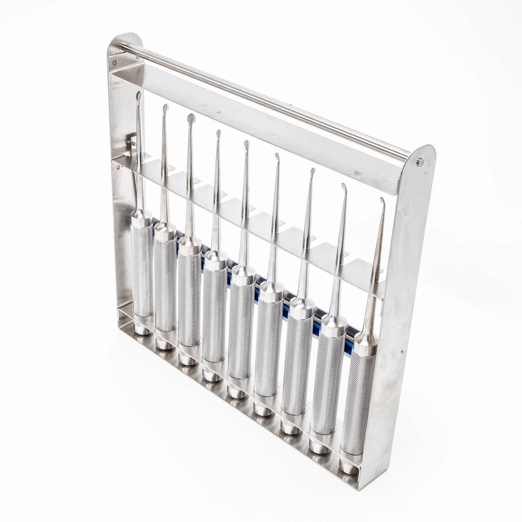 Jarit Surgical 240-192 Orthopedic Angled Cobb Curette Set