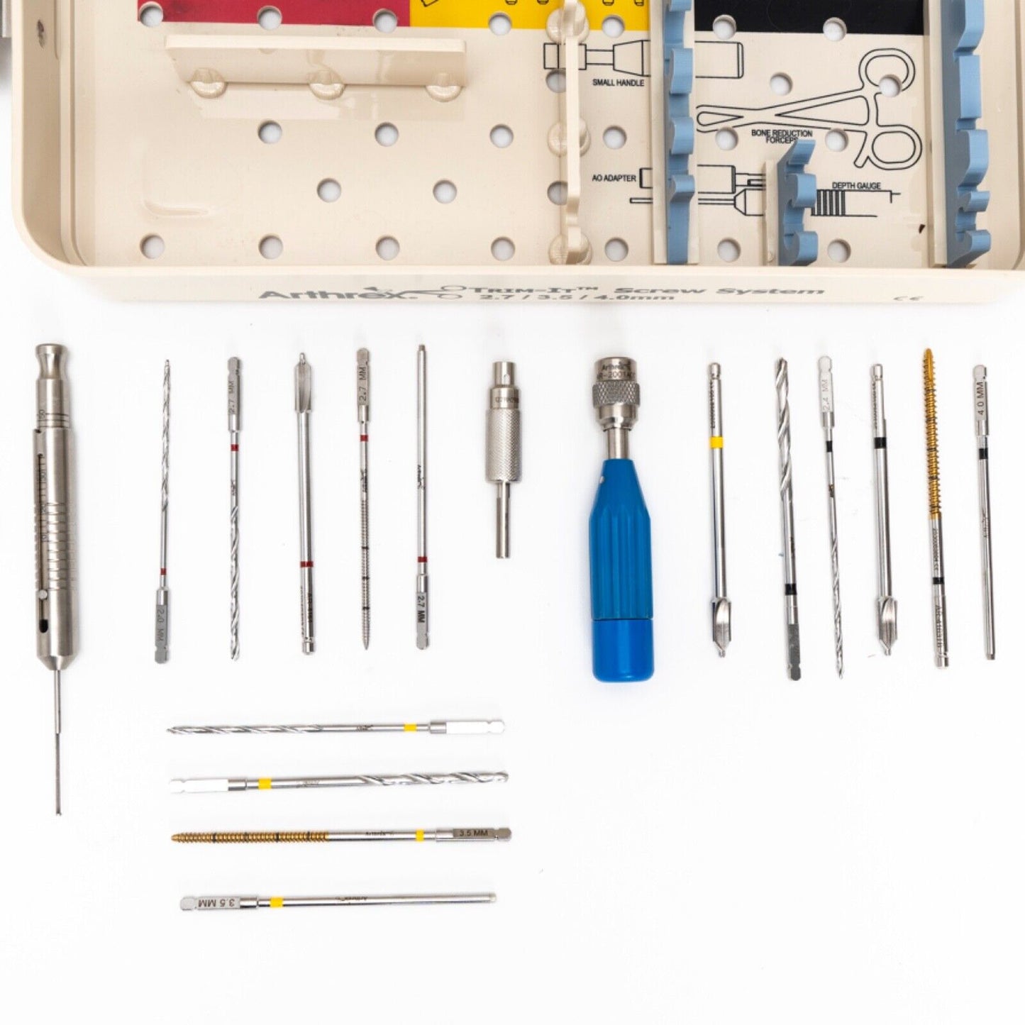 Arthrex Trim-It Surgical Screw System Instrumentation Set w/ Case Orthopedic