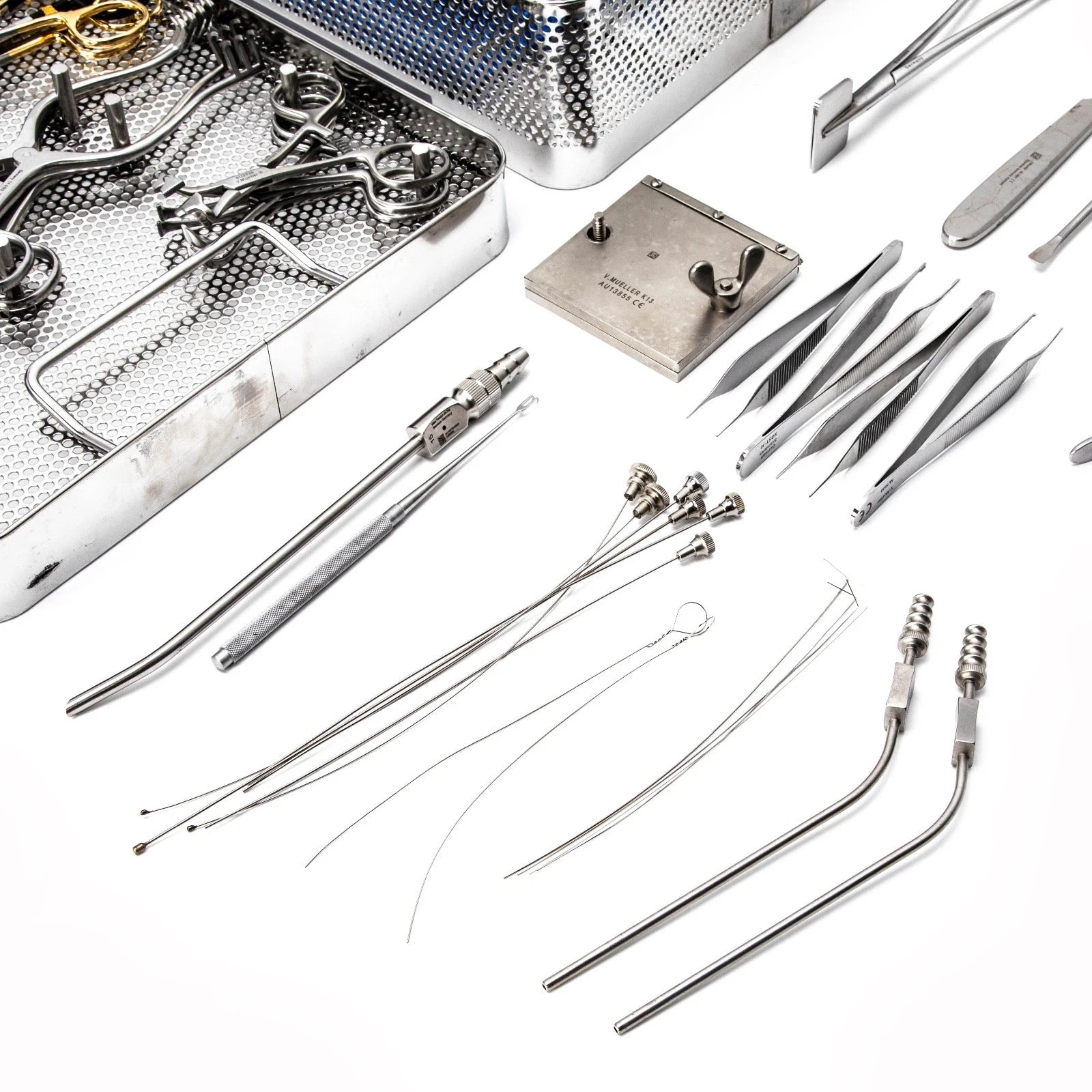 V. Mueller AU15030 ENT Myringotomy Basic Ear Instrument Set