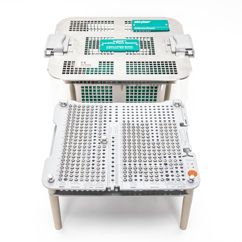 Stryker Screw Rack Stryker AxSOS Locking Plate System; Locking Screw 902949 371560 ...
