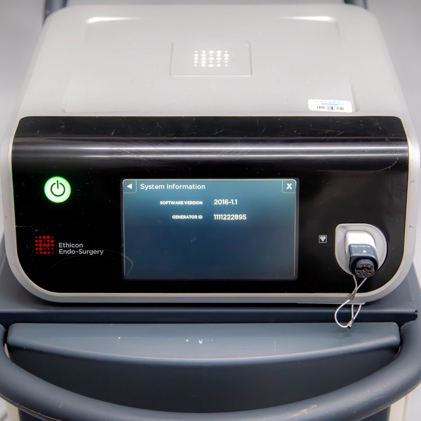 Ethicon GEN11 EndoSurgery Generator w/Electro Surgery Cart, GEN11, CRT01, 2016 Software